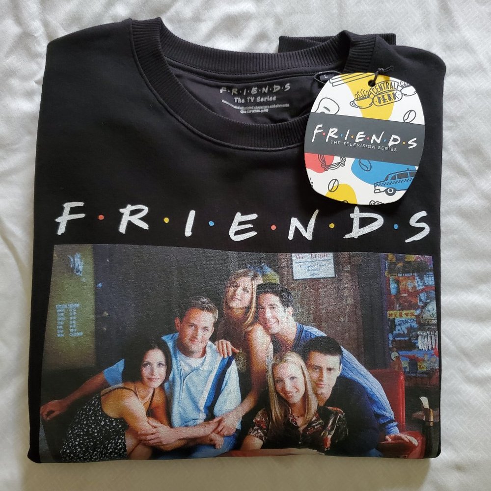 FRIENDS TV Show Graphic Sweatshirt Crew Neck *NWT